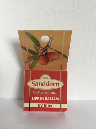 Sanddorn Lippenbalsam UV Filter