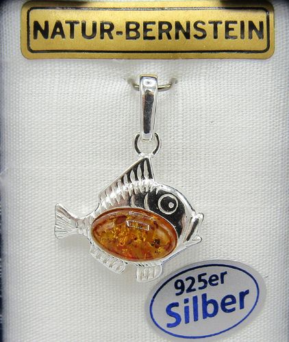 Bernsteinschmuck Fisch