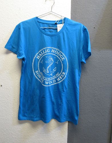 Hallig Hooge T-Shirt saphirblau Frauen