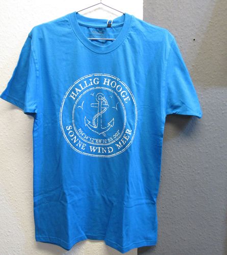 Hallig Hooge T-Shirt saphirblau Männer