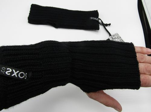SOXS Handwärmer,schwarze Wolle,one size