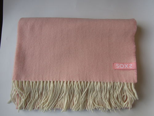 SOXS scarf pink,100% Merinowolle 200x75cm,Label in pink,3460
